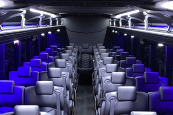Citrus Heights Charter Bus Interior