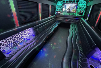 Citrus Heights Limo Bus Interior
