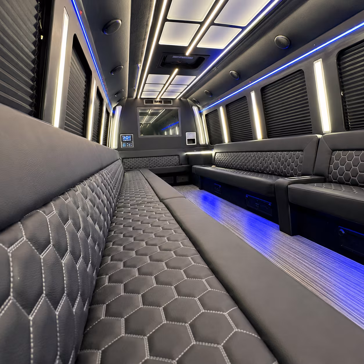 citrus heights party bus rental interior