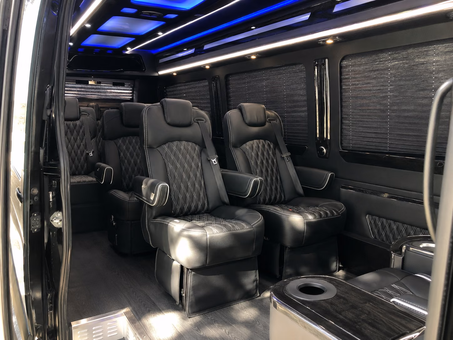 citrus heights wedding transportation onboard seating