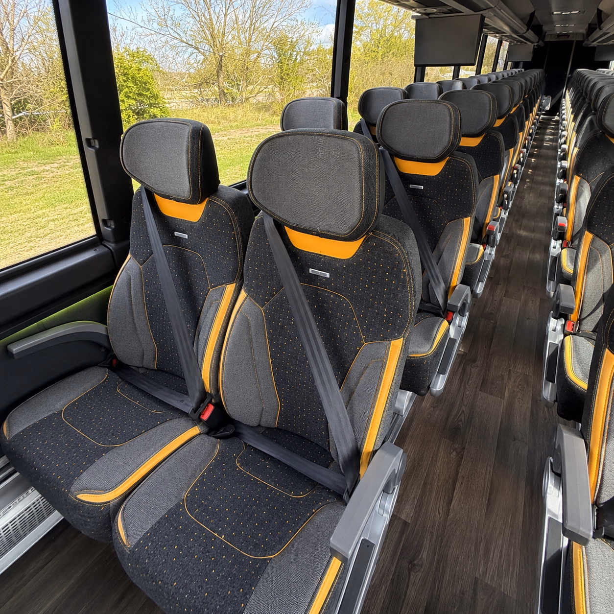 longer field trips to the bay area and beyond are easy with a charter bus